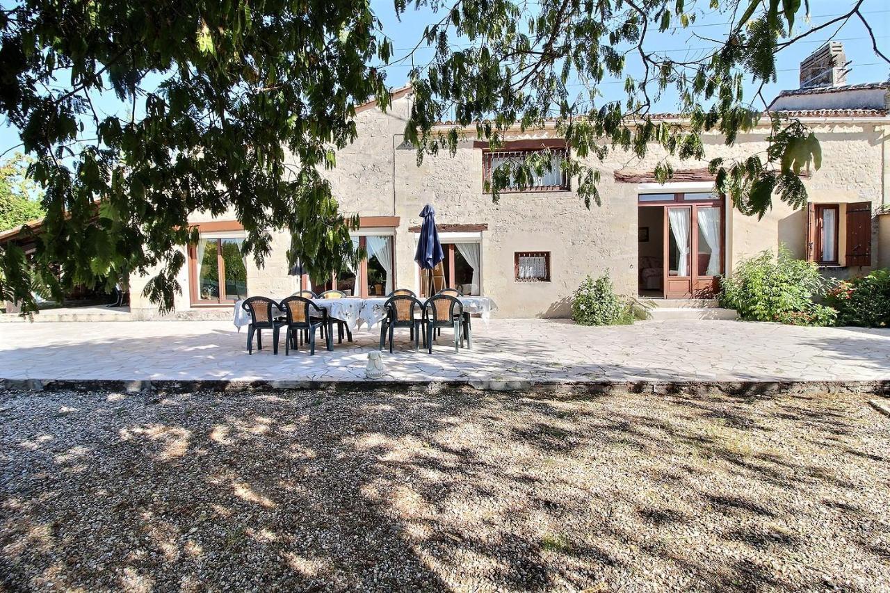 Maison Entre Dordogne Et Gironde Avec Piscine Minzac Extérieur photo