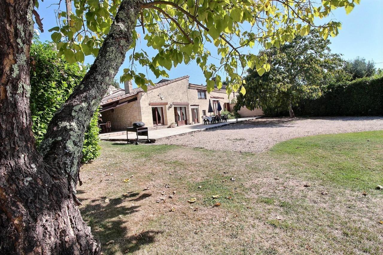 Maison Entre Dordogne Et Gironde Avec Piscine Minzac Extérieur photo