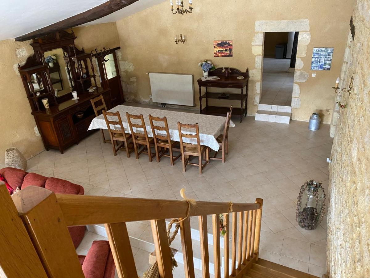 Maison Entre Dordogne Et Gironde Avec Piscine Minzac Extérieur photo