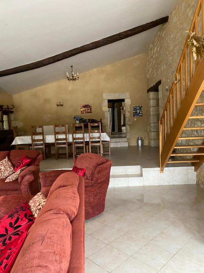 Maison Entre Dordogne Et Gironde Avec Piscine Minzac Extérieur photo